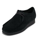 クラークス Clarks 26177833 メンズ靴 靴 シューズ 3E相当 カジュアル シューズ モカシン 防水 雨 WallabeeEVO WP ワラビーエヴォ ウォータープルーフ スエード クッション性 耐久性 グリップ力 ラバー 人気 ブランド ブラック