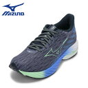ミズノ MIZUNO J1GC240351 メンズ靴 靴 シューズ 2E スニーカー ランニング シューズ WAVE RIDER 28 クッション性 柔らかい 反発性 ローカットスニーカー 人気 ブランド ダークグレー