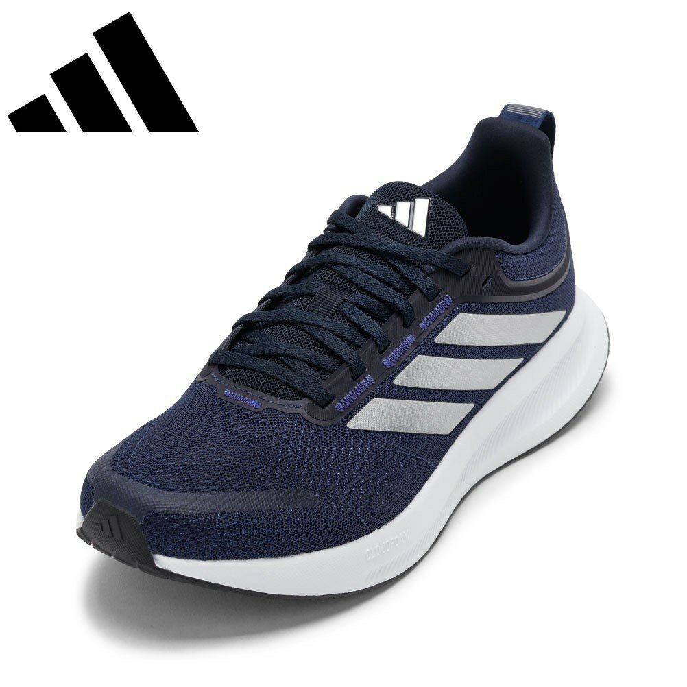 アディダス adidas JQ0631 メンズ靴 靴 シューズ 2E スニーカー ランニングシューズ 軽量 Runblaze M 通気性 メッシュ クッション性 ローカットスニーカー スタイリッシュ 人気 ブランド ダークブルー