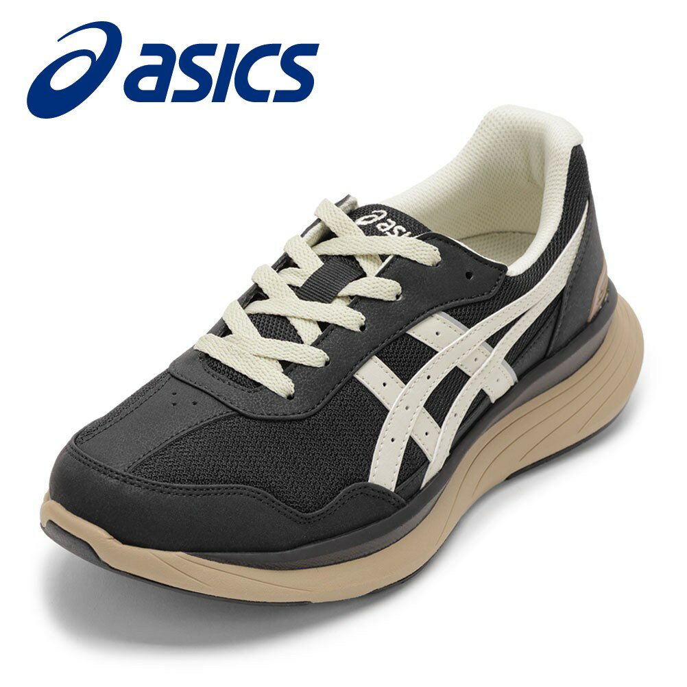 アシックス asics 1241A011.001 メンズ靴 靴 シューズ 4E スニーカー ウォーキングシューズ　ローカットスニーカー クッション性 メッシュ KNEESUP M011 幅広 4E ゆったり フィット ニット 反射材 リフレクター ブラック×ベージュ