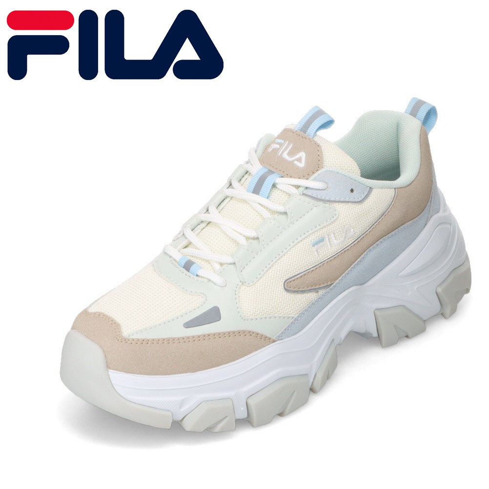 フィラ FILA FC-5239WIVSX レディース靴 靴 シューズ 3E相当 スニーカー 厚底 ダッド Infinito 脚長 ボリュームソール トレンド Y2K ロゴ 人気 ブランド アイボリー
