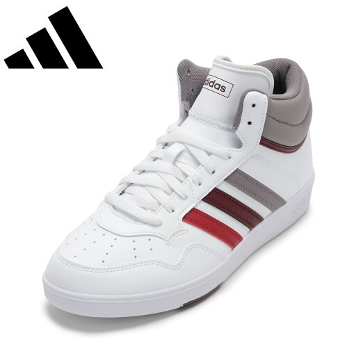 【10%OFFクーポン!4日20時〜11日1:59まで】アディダス adidas JQ5346 スニーカー クッション性 ホールド力 HOOPS 4.0 MID ハイカット ミッドカット スニーカー ホワイト×グレー 【10%OFFクーポン!4日20時〜11日1:59まで】アディダス adidas JQ5346 スニーカー クッション性 ホールド力 HOOPS 4.0 MID ハイカット ミッドカット スニーカー ホワイト×グレー