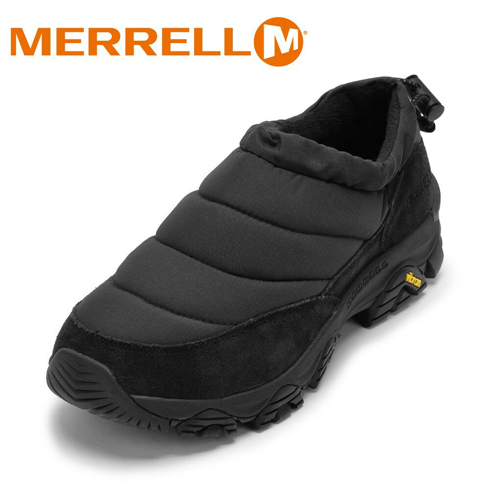 メレル MERRELL J5006755 メンズ靴 靴 シューズ 2E ダウン シューズ 防寒 ウィンター スノー 防水 撥水 軽量 保温 透湿 COLDPACK 3 ZERO THERMO WATERPROOF コールドパック 3 ゼロ サーモ ウォータープルーフ グリップ力 人気 ブランド ブラック