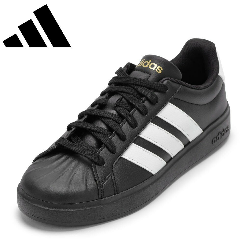 アディダス adidas JP8276 メンズ靴 靴 シューズ 2E相当 スニーカー コート シューズ 耐久性 グリップ力 STREETTALK U 柔らかい ...