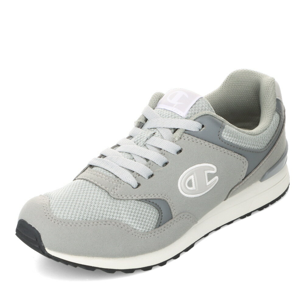 チャンピオン Champion KE75683 キッズ靴 子供靴 靴 シューズ スニーカー キッズ 運動靴 通学 通園 軽量 子供靴 メッシュ 通気性 クッション性 ローカットスニーカー 屈曲性 グリップ性 グレー