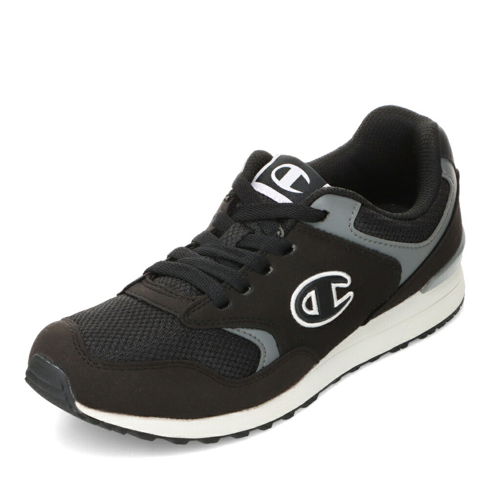 チャンピオン Champion KE75684 キッズ靴 子供靴 靴 シューズ スニーカー キッズ 運動靴 通学 通園 軽量 子供靴 メッシュ 通気性 クッション性 ローカットスニーカー 屈曲性 グリップ性 ブラック