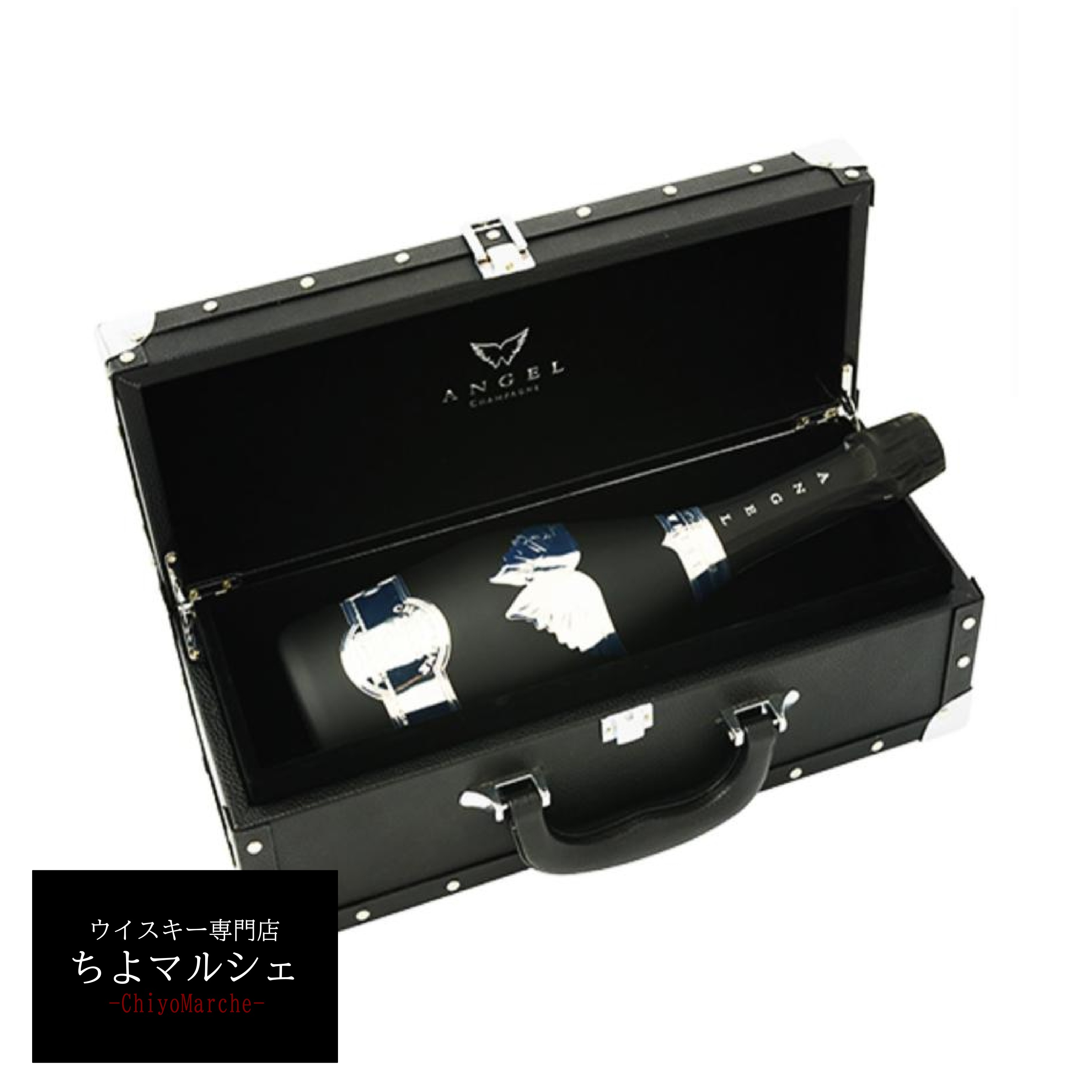 エンジェル シャンパン NV ブリュット ブラック 黒 750ml 正規品 ケース付 シャンパーニュ chiyomarche-10000031 ウイスキー専門店ちよマルシェ サンプル画像2