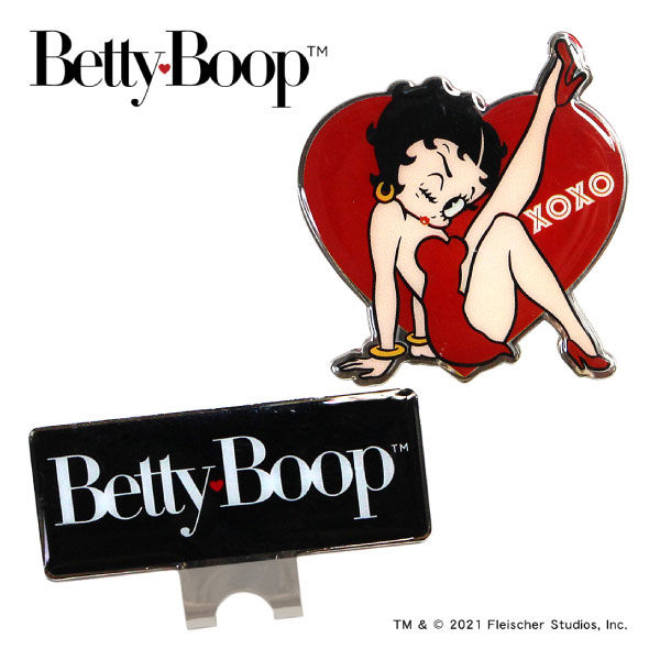 Betty Boop ベティ ブープグランデマーカー (フラット型) MK0290 クリップマーカー
