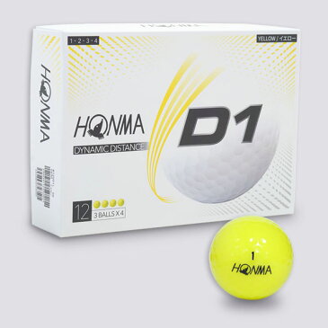 本間ゴルフホンマ D1【2020モデル】ゴルフボール【3ダース（36球入り）】HONMA 【あす楽】