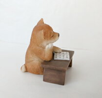 犬の置物ガーデニングガーデンオーナメント置物オブジェインテリアかわいい雑貨樹脂温泉柴助柴犬いぬドッグDOG動物ディスプレイ【豆柴(いねむり)】