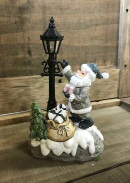 置物 オブジェ インテリア かわいい インテリア雑貨 サンタクロース 雪だるま クリスマス ディスプレイ ガーデニング ガーデンオーナメント 【 スノードリームサンタ 】