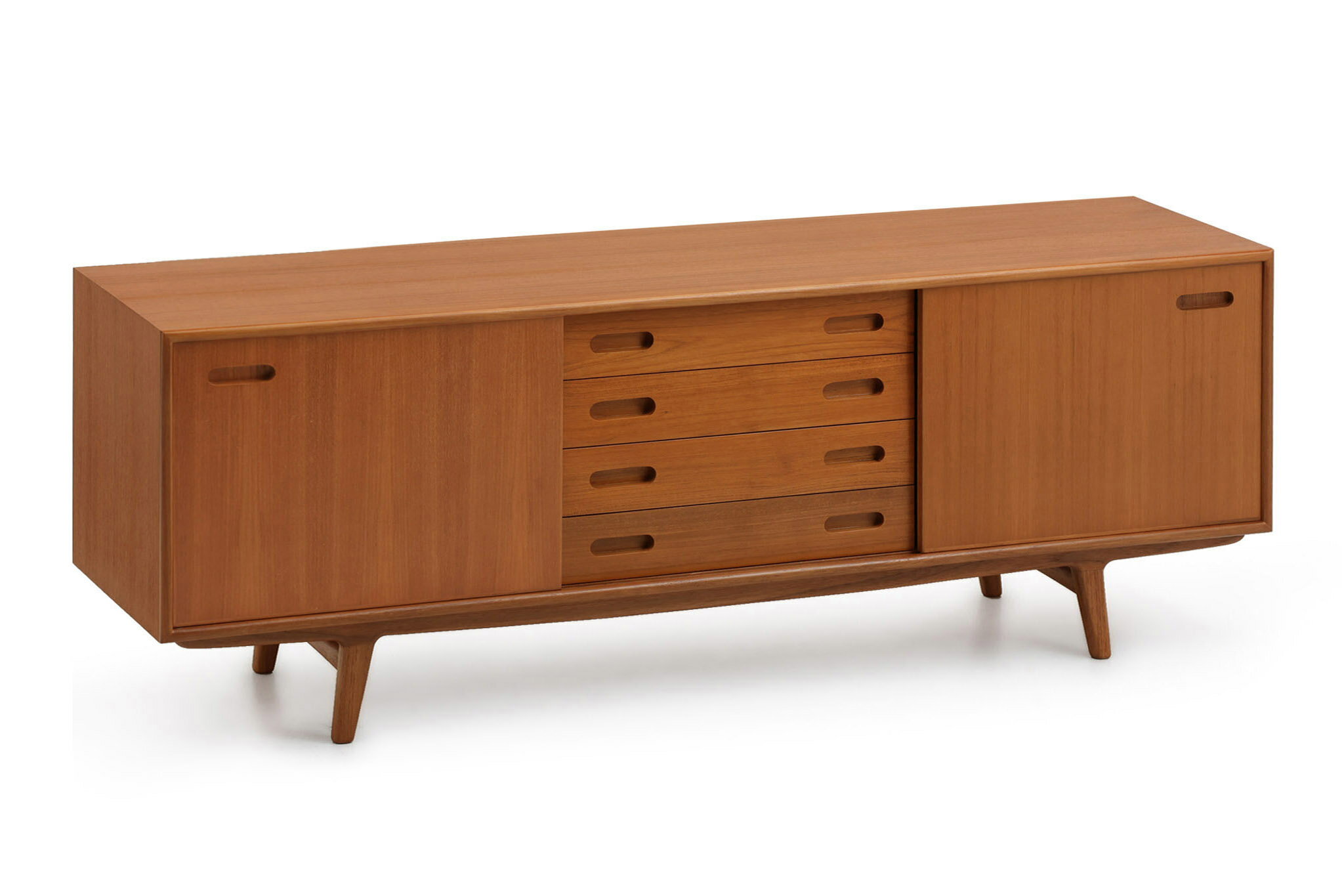 CHLOROSクロロス Particular シンメトリーサイドボード【テレビボード テレビ台 AVボード ローボード 北欧家具 デザイン チーク無垢材 チーク材 天然木 おしゃれ シンプル 高品質 おすすめ】 [2]