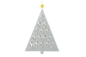 FLENSTED mobilesフレンステッドモビール　北欧デンマークモビール　Prism Tree　白いクリスマスツリー【北欧雑貨 インテリア リビング雑貨 デンマーク フレンステッド・モビール 】