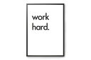 【在庫限り】【再入荷なし】 Nor-Folk ポスター/アートプリント A4 'Work Hard'【イラスト インテリア ドイツ 北欧雑貨 おしゃれ 壁掛け ...