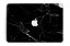【在庫限り】【再入荷なし】 UNIQFINDユニークファインド　MacBook Air/Pro 13インチ スキンシール/保護シール Hyper Marble ブラック (天板シールのみ)【ipad Air mini Pro Apple macbook ケース スキンシール ステッカー 大理石 白 黒 ドット モノクロ 】