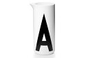 【在庫限り】【再入荷なし】 DESIGN LETTERSデザインレターズ Arne Jacobsen アルネ ヤコブセン アクアジャグ/ピッチャー【北欧雑貨 デンマーク インテリア アルネヤコブセン シンプル モダン モノトーン 白黒 デザイン おしゃれ 】