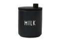 【在庫限り】【再入荷なし】 DESIGN LETTERSデザインレターズ Arne Jacobsen アルネ ヤコブセン フタ付きミルクジャグ【北欧雑貨 デンマーク インテリア アルネヤコブセン シンプル モダン モノトーン 白黒 デザイン おしゃれ 食器 ジャグ クリーマー】