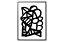 【在庫限り】【再入荷なし】 I LOVE MY TYPE　ポスター/アートプリント　50×70cm　Fossil White【イラスト インテリア 北欧雑貨 おしゃれ 壁掛け 絵画 パネル モダン モノクロ モノトーン デンマーク コペンハーゲン】