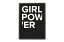【在庫限り】【再入荷なし】 I LOVE MY TYPE　ポスター/アートプリント　A3　Girl Power Black【イラスト インテリア 北欧雑貨 おしゃれ 壁掛け 絵画 パネル モダン モノクロ モノトーン デンマーク コペンハーゲン】