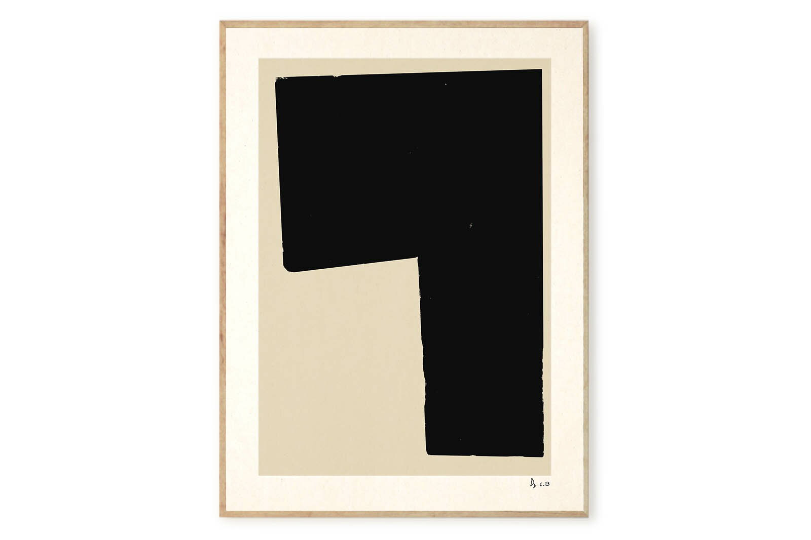 ALIUM × Carsten Beck　ポスター/アートプリント　50×70cm　Black Object 02