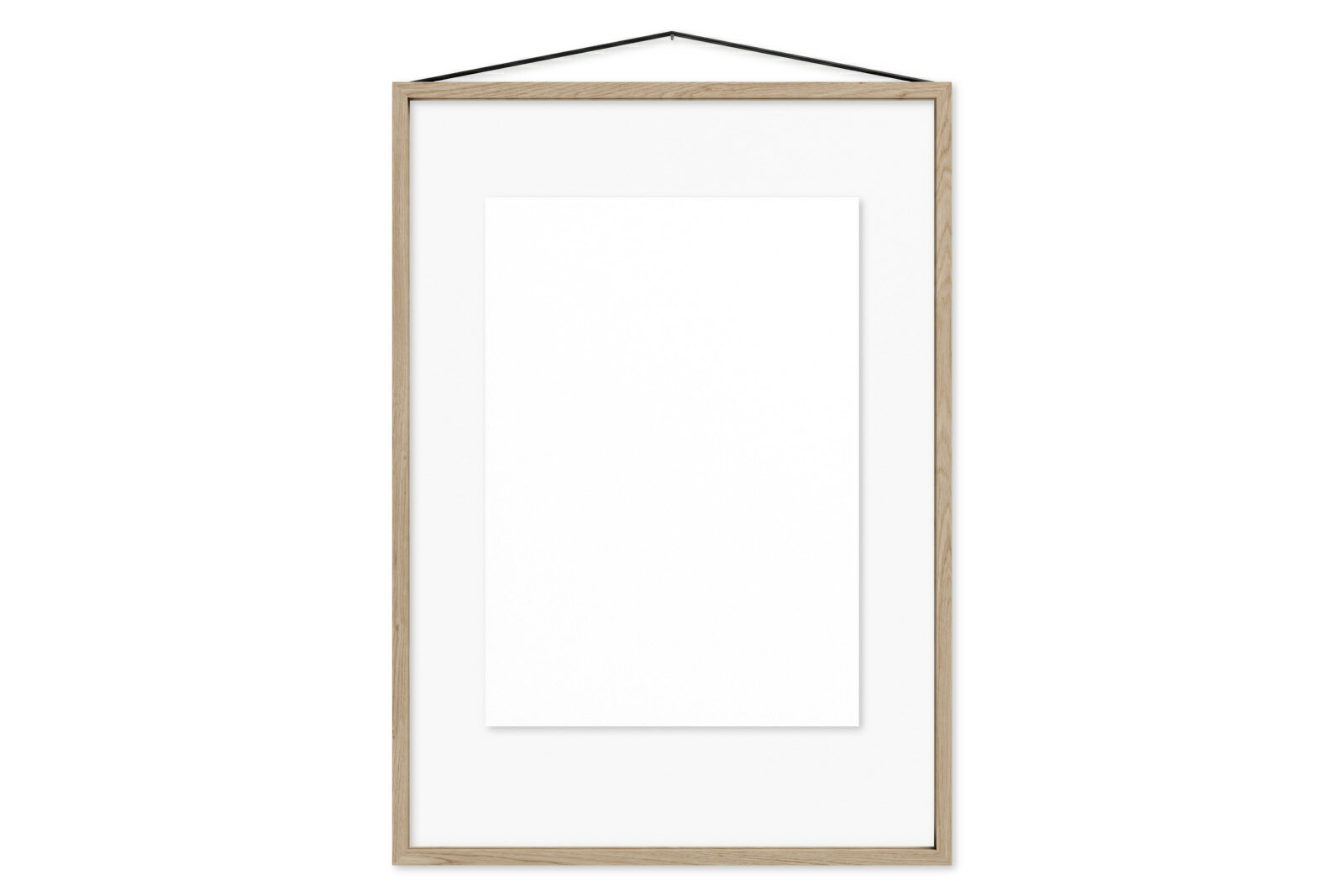 MOEBEムーベ ポスターフレーム A2 オーク【北欧雑貨 デンマーク デザイナー ポスターパネル 額縁 アートプリント インテリア おしゃれ モノトーン モダ...