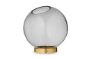 【在庫限り】【再入荷なし】AYTM ガラスベース/フラワーベース GLOBE 直径17cm ブラック【北欧雑貨 インテリア フラワーベース フラワーポット 花瓶 デコレーション 置物 おしゃれ プランター 植物 収納 リビング ダイニング】