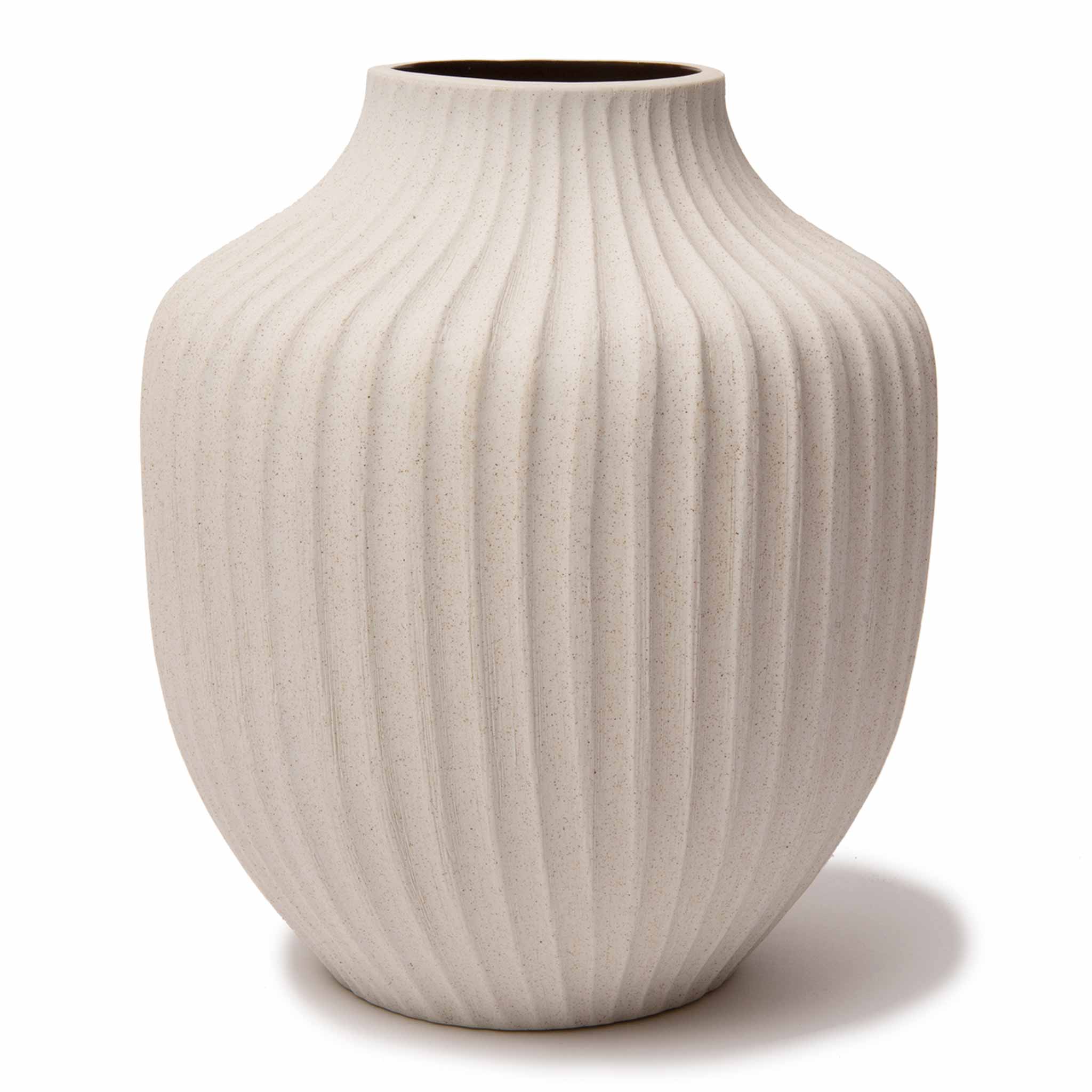 LINDFORM リンドフォーム フラワーベース Kyoto サンドホワイトライト 高さ21cm 北欧 花瓶 一輪挿し 花器 インテリア スウェーデン 北欧陶器 北欧デザイン 観葉植物 グリーン 置き物 陶器ベース ナチュラル モダン 和モダン ギフト