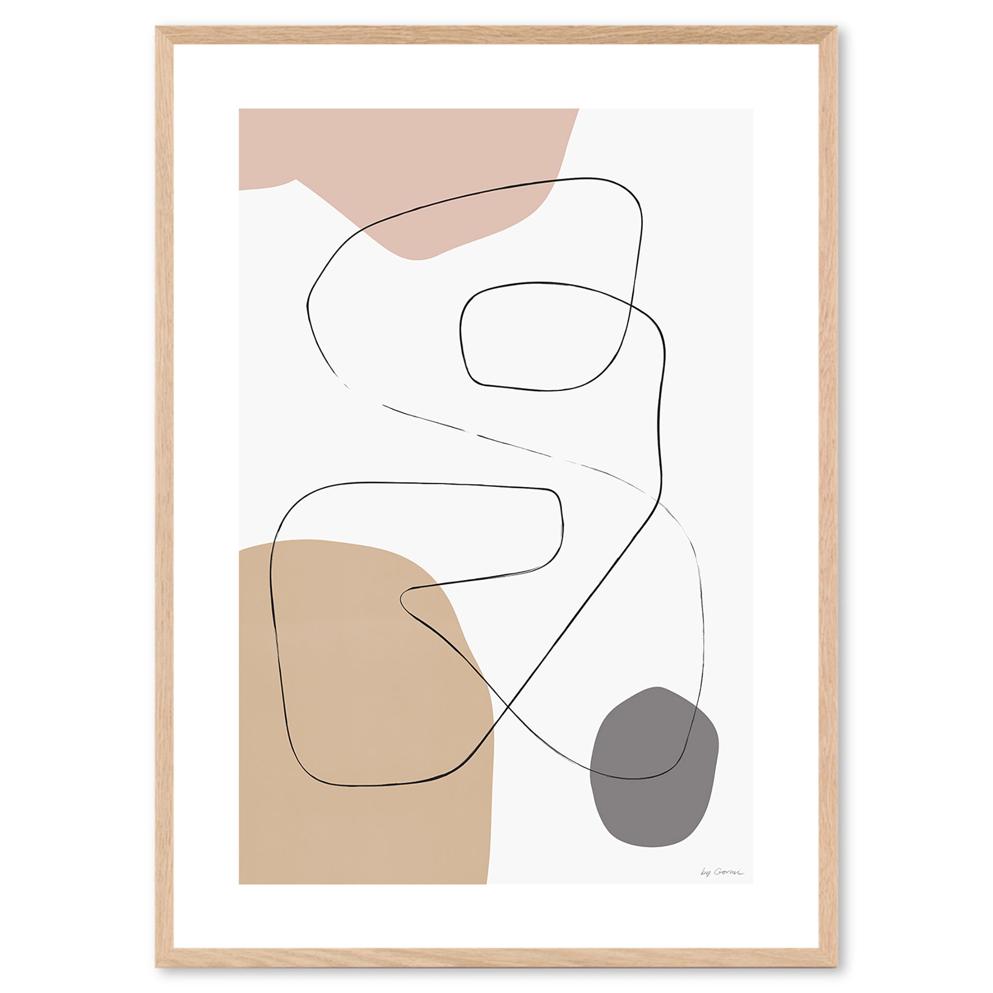 The Poster Club アートポスター 50×70cm NG 02 ポスタークラブ 北欧雑貨 デンマーク製 アートプリント インテリア おしゃれ オシャレ 人気 おすすめ モノクロ ビンテージ ヴィンテージ モダン モノトーン ジャパンディ