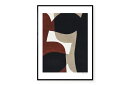 The Poster Club アートポスター 50×70cm Connected Shapes No 1 ポスタークラブ 北欧雑貨 デンマーク製 アートプリン...