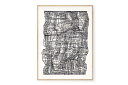 The Poster Club アートポスター 50×70cm Timeline Black ポスタークラブ 北欧雑貨 デンマーク製 アートプリント 送料無料 ...
