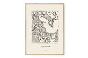 The Poster Club アートポスター 50×70cm Reading ポスタークラブ 北欧雑貨 デンマーク製 アートプリント 送料無料 インテリア お...
