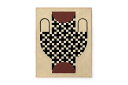 The Poster Club アートポスター 40×50cm Vase With Cross Pattern ポスタークラブ 北欧雑貨 デンマーク製 アートプ...