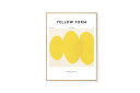 The Poster Club アートポスター 30×40cm Yellow Form ポスタークラブ 北欧雑貨 デンマーク製 アートプリント 送料無料 インテ...