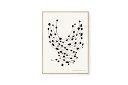 The Poster Club アートポスター 30×40cm Dancing Dots ポスタークラブ 北欧雑貨 デンマーク製 アートプリント 送料無料 イン...