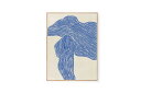 The Poster Club アートポスター 30×40cm The Line ? Navy ポスタークラブ 北欧雑貨 デンマーク製 アートプリント 送料無料...