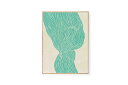 The Poster Club アートポスター 30×40cm The Line ? Green ポスタークラブ 北欧雑貨 デンマーク製 アートプリント 送料無...