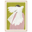The Poster Club アートポスター 50×70cm Bird and Woman ポスタークラブ 北欧雑貨 デンマーク製 アートプリント インテリア...