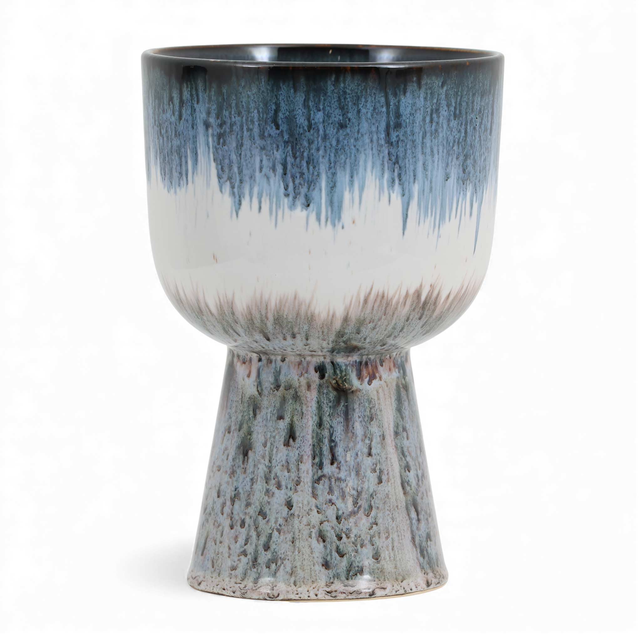 HKliving 鮮やかな色彩のレトロなフラワーポット Retro Flower Pot 高さ24cm グレイシア エイチケイリビング オランダ 植木鉢 プランター ハーブポット 花瓶 北欧雑貨 デザイン 日本 正規品 インテリア おしゃれ デンマーク