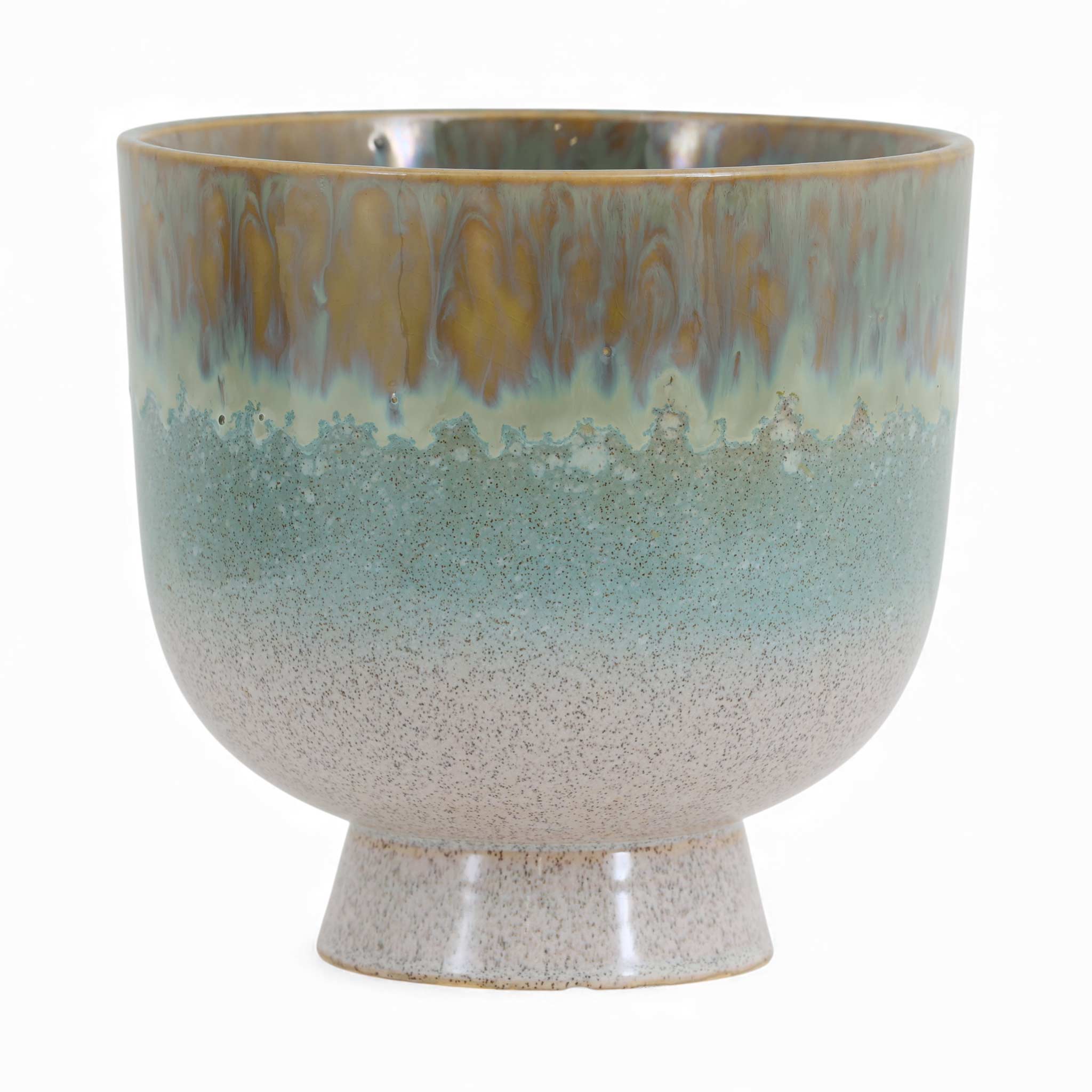 HKliving 鮮やかな色彩のレトロなフラワーポット Retro Flower Pot 高さ20cm ラグーン エイチケイリビング オランダ 植木鉢 プランター ハーブポット 花瓶 北欧雑貨 デザイン 日本 正規品 インテリア おしゃれ デンマーク