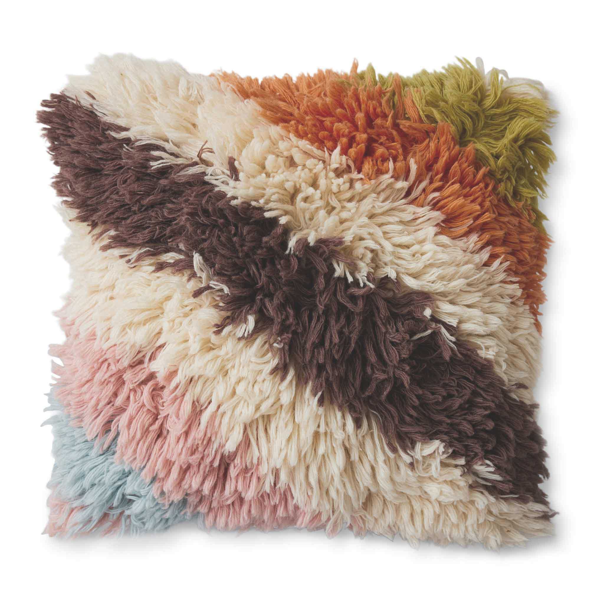 HKliving ふわふわとしたシャギー素材のウールコットンクッション Fluffy Striped ソファ カバー 枕 クッションケースエイチケイリビング インテリア 雑貨 北欧 ヨーロピアン モダン ボヘミアン ビンテージ おしゃれ 海外 韓国