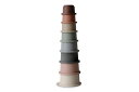 mushieムシエ Stacking Cups Toy スタッキングカップトイ Original オリジナルカラー 【mushie ムシエ 北欧 デンマーク お...