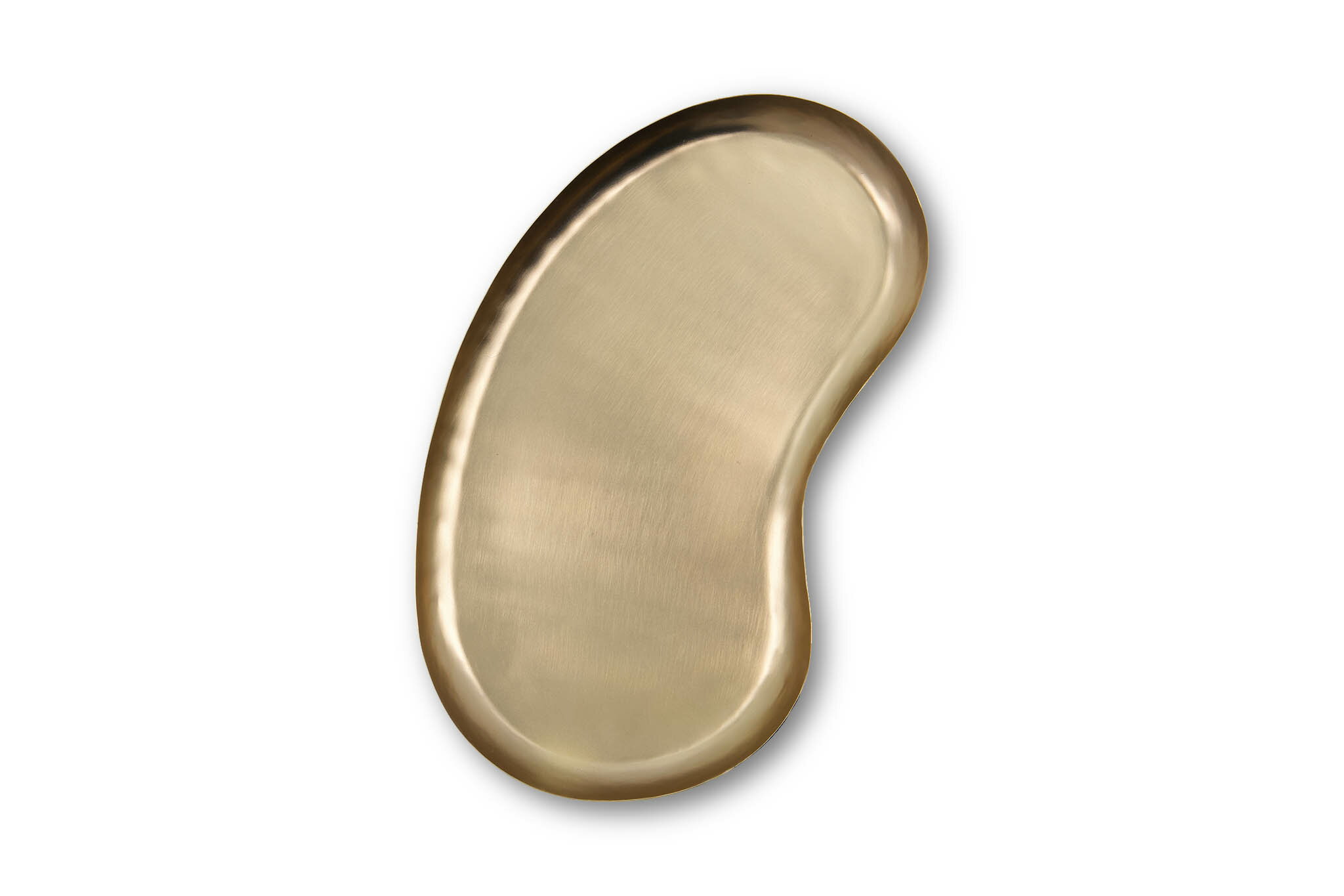 house doctor　ハウスドクター　有機的な形状がエレガントなゴールドカラーのアイアン製トレイ　Sサイ..