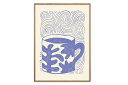 【在庫限り】【再入荷なし】Poster & Frame × PSTR Studio ポスター/アートプリント 50×70cm Anouk - A blue cu...
