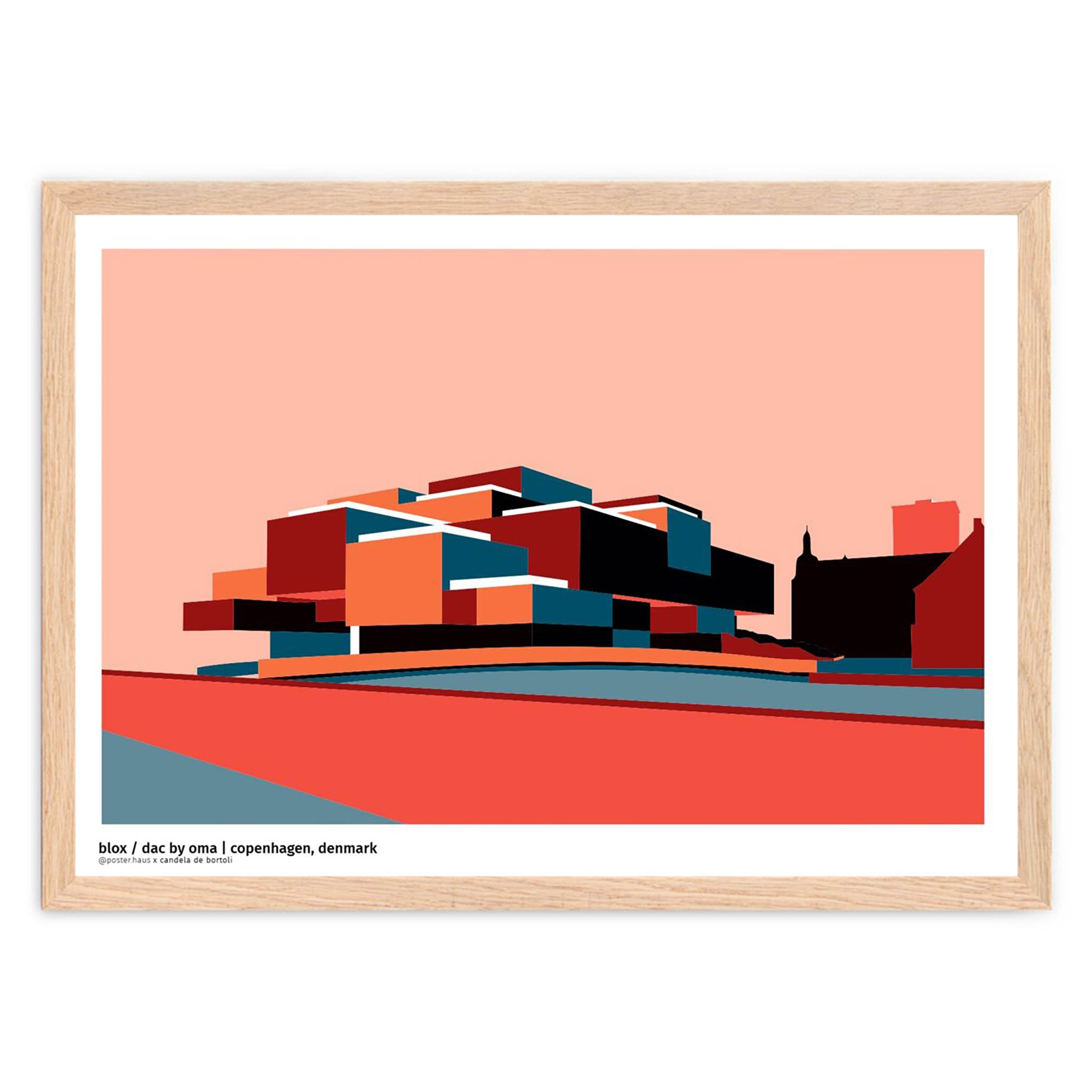 樂天商城 - Poster & Frame アートポスター A3 blox by oma 北欧 インテリア おしゃれ 人気 アートプリント 高品質 サイズ 送料無料 壁掛け 玄関 寝室 リビング 海外 デンマーク モダン 絵画 木 抽象アート 幾何学 写真