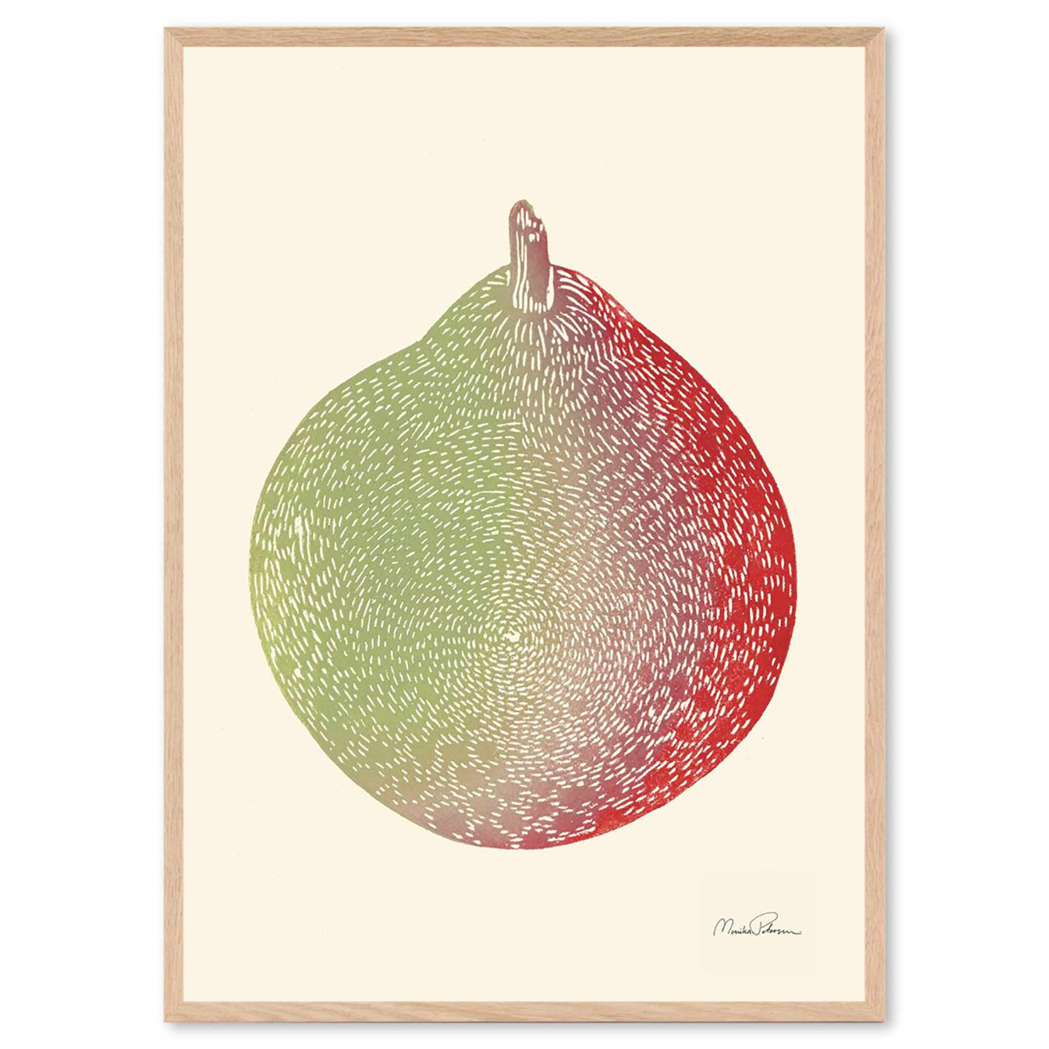 Poster & Frame アートポスター 50×70cm Round Pear 北欧 インテリア おしゃれ 人気 アートプリント 高品質 サイズ 送料無料 壁掛け 玄関 寝室 リビング 海外 デンマーク モダン 絵画 木 抽象アート 幾何学 写真