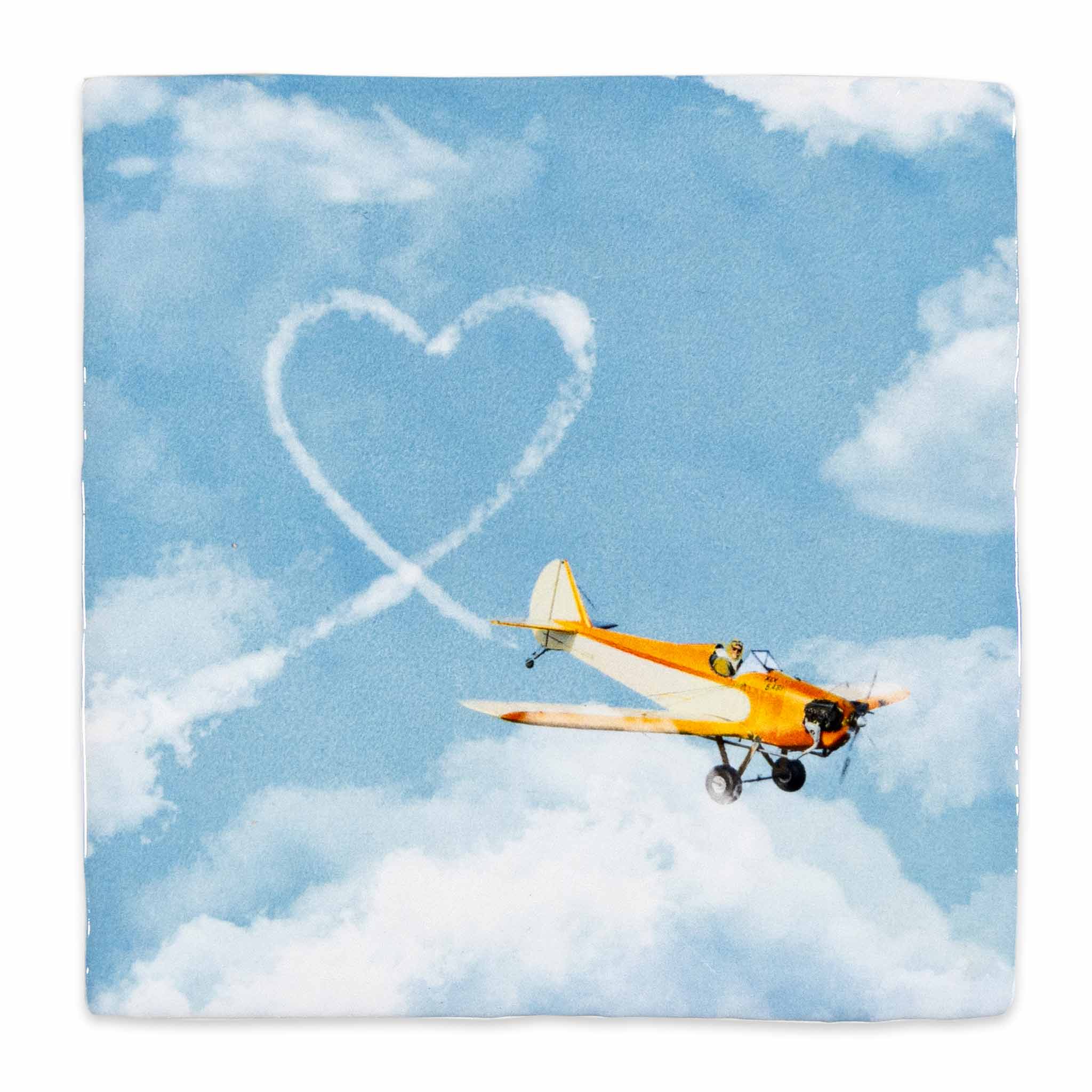 StoryTiles オランダ製の壁掛けアート A loving expression Sサイズ（10×10cm） セラミックタイル ウォールデコレーション インテリアタイル オランダ雑貨 陶器 インテリア雑貨 壁飾り 壁面装飾 アートタイル