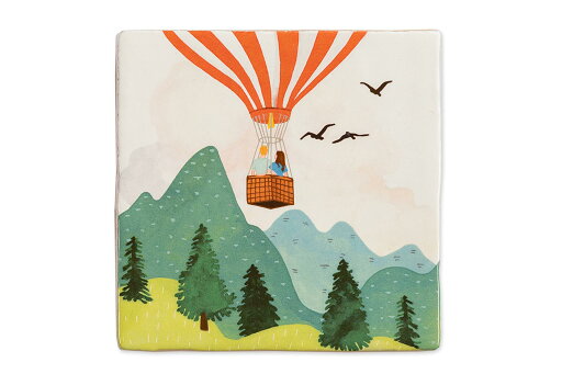 StoryTiles オランダ製セラミックタイル/陶板/ウォールデコレーション Up in the air with you Lサイズ(20×20cm) 【ウォールアート 人気 おすすめ ウォールデコレーション セラミック 陶器 タイル 陶板 北欧雑貨 モノトーン おしゃれ インテリア モノクロ 壁掛け 小物 StoryTiles オランダ製セラミックタイル/陶板/ウォールデコレーション Up in the air with you Lサイズ(20×20cm) 【ウォールアート 人気 おすすめ ウォールデコレーション セラミック 陶器 タイル 陶板 北欧雑貨 モノトーン おしゃれ インテリア モノクロ 壁掛け 小物