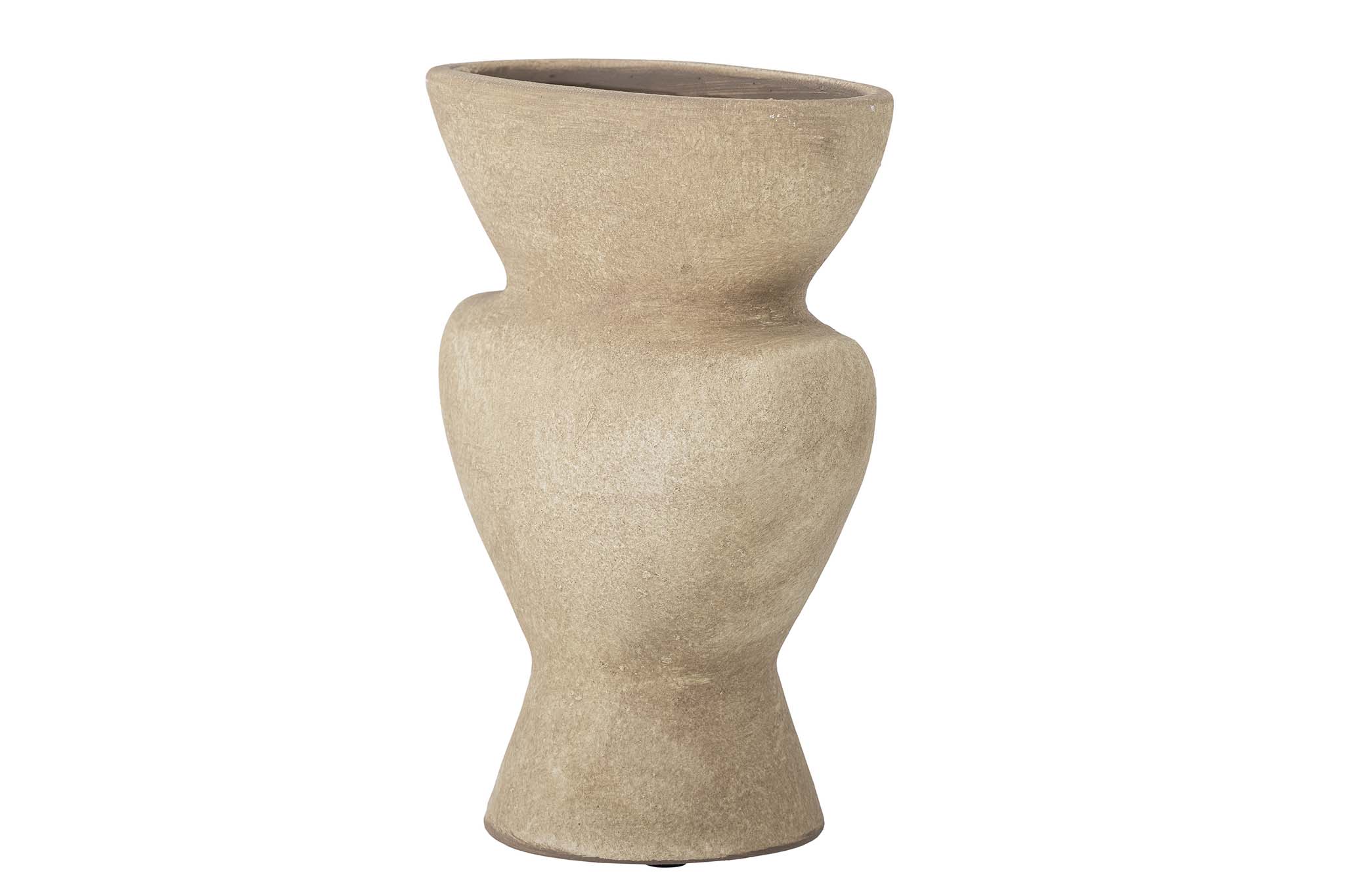 Bloomingville ブルーミングヴィル ナチュラルな色合いのテラコッタ製フラワーベース/花瓶 Cristel Deco Vase 【北欧雑貨 インテリア おしゃれ モノトーン モノクロ シンプル モダン ナチュラル 置物 オブジェ デコレーション 花瓶 フラワーベース プランター おすすめ [2]
