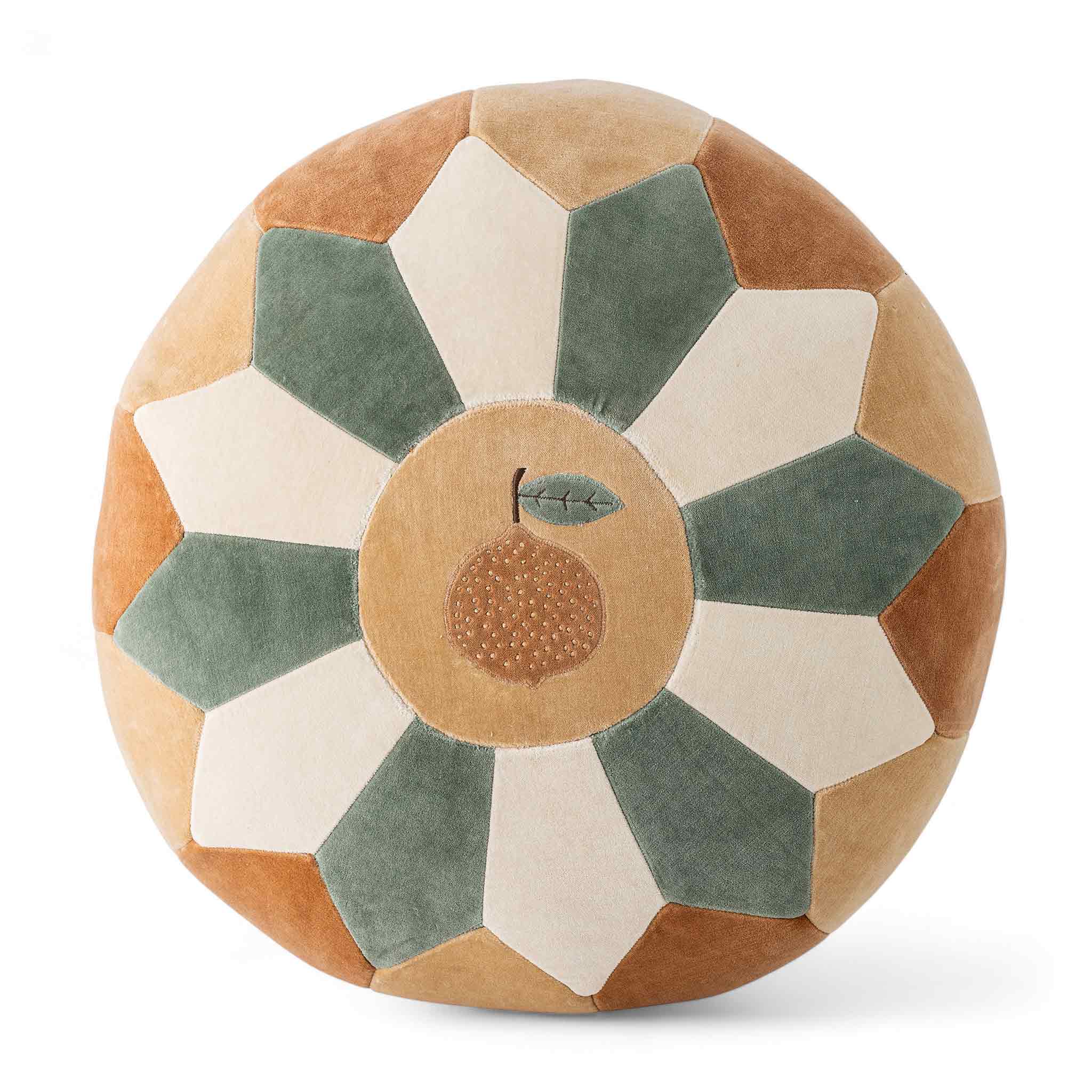 Bloomingville ブルーミングヴィル 温かみのあるカラーの装飾的なプフ フットスツール Agnes Pouf オットマン 座椅子 腰掛 北欧 インテリア クッション ソファ モロッコ ビンテージ レトロ ナチュラル おしゃれ ダイニング 人気
