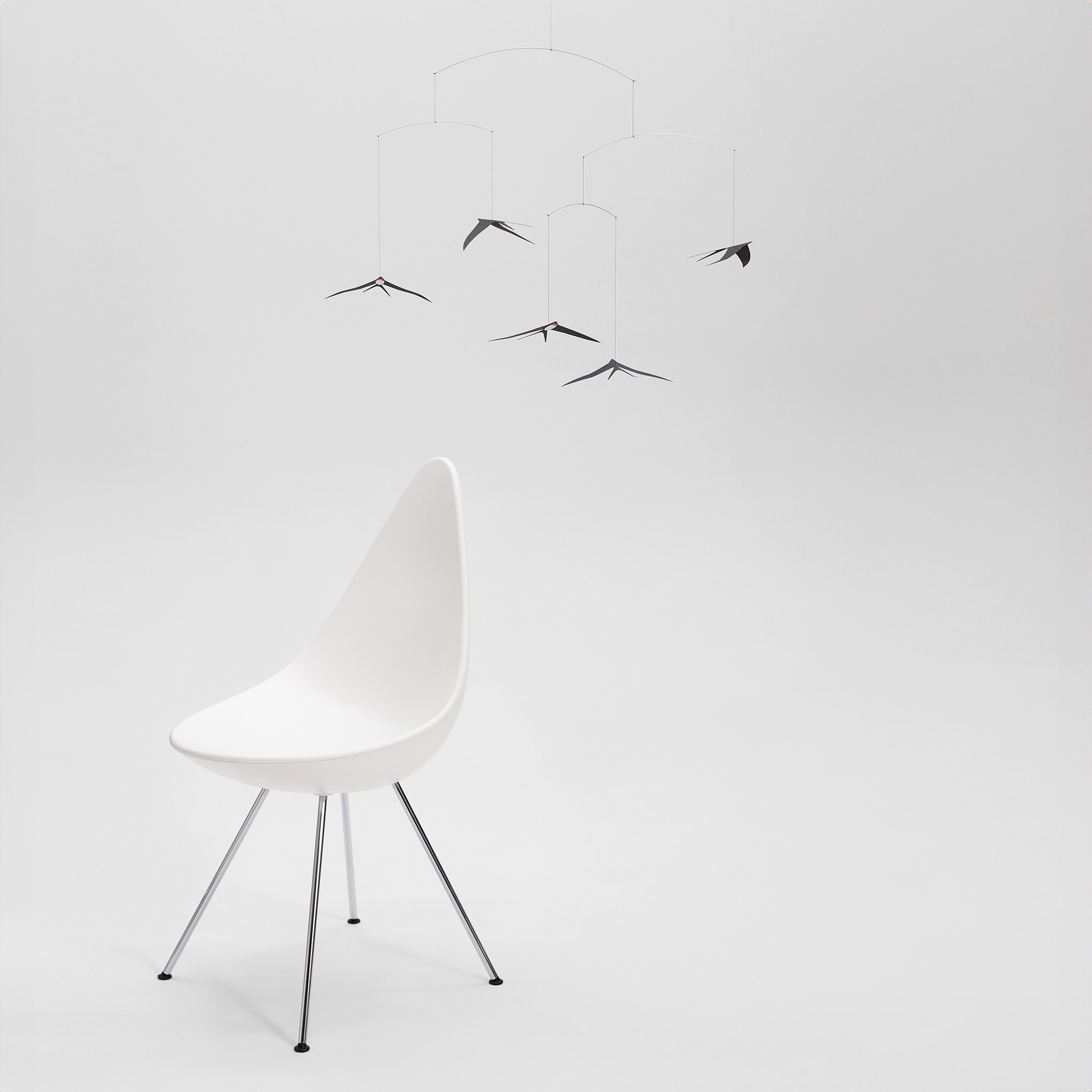 北欧 フレンステッドモビール Flying Swallows 5 ツバメ 鳥 FLENSTED mobiles おしゃれ インテリア 雑貨 赤ちゃん 天井 吊り下げ オブジェ 飾り 装飾 デコレーション オーナメント 送料無料 テンポ モダン シンプル